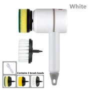 Electric Cleaning Brush 3 Brush Heads Cleaner Multifunctional - SANDWAY