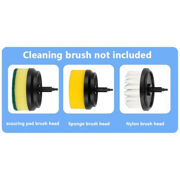 Electric Cleaning Brush 3 Brush Heads Cleaner Multifunctional - SANDWAY
