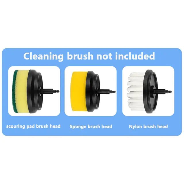 Electric Cleaning Brush 3 Brush Heads Cleaner Multifunctional - SANDWAY