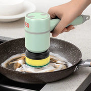 Electric Cleaning Brush 3 Brush Heads Cleaner Multifunctional - SANDWAY