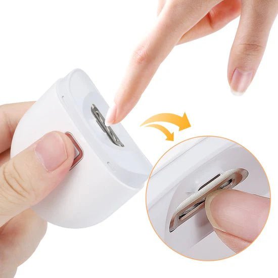Electric Nail Clipper With Light Nail Polishing Machine - SANDWAY