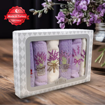 LAVANDA Poklonski set kuhinjska krpa 6 komada - 40x60cm - SANDWAY